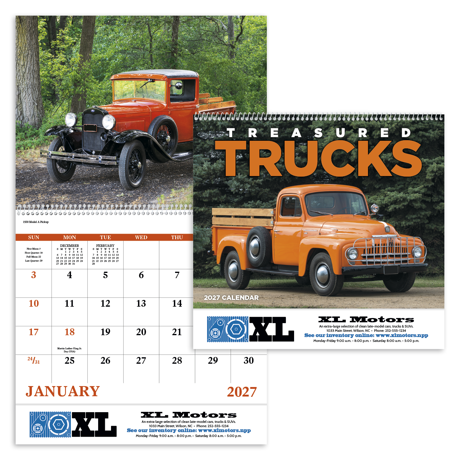 Good Value™ Treasured Trucks - Spiral Calendar 60